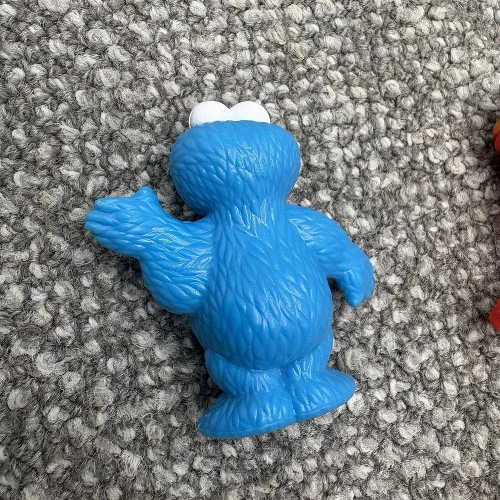 Sesame Street PVC Characters 5 In All Cookie Monster Grouch Elmo Abby Deco